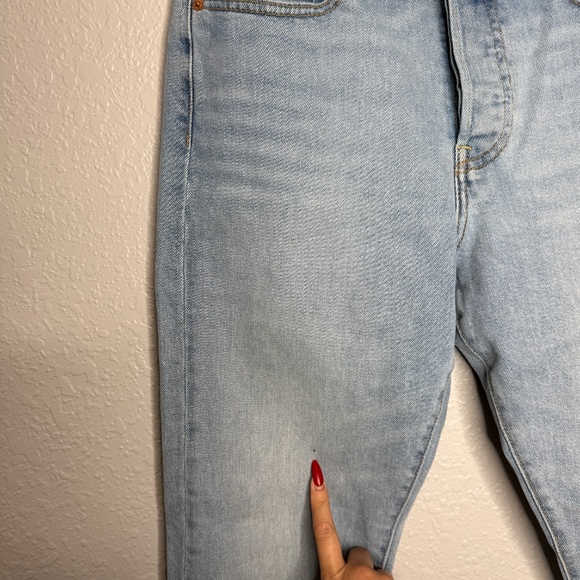 Women's Levi Strauss & Co Wedgie Size 29 Denim Jeans -cp - Picture 5 of 10